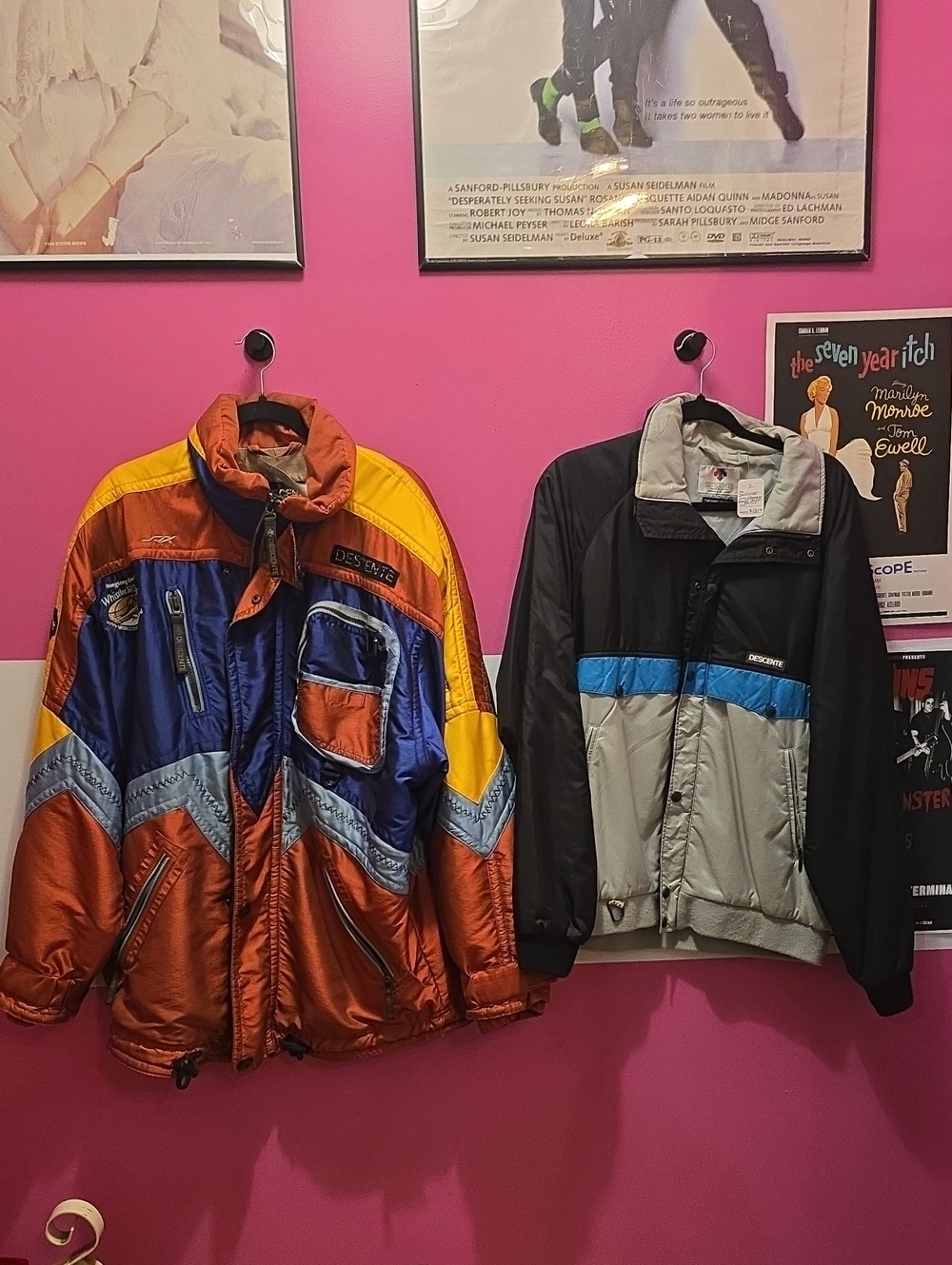 2 JACKETS!!! Vintage Descente Men's Colorblock Jackets